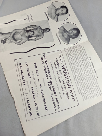 West Coast WRESTLING NEWS(1951.7.31)