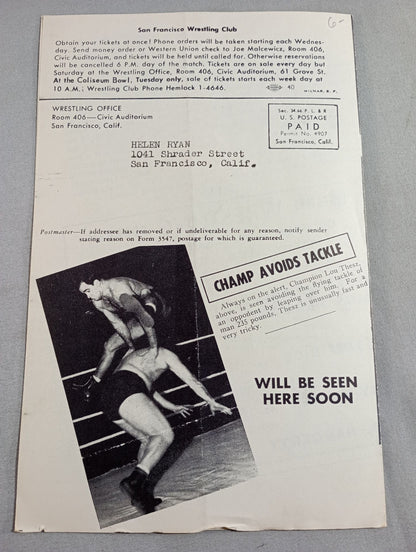 West Coast WRESTLING NEWS(1951.7.31)