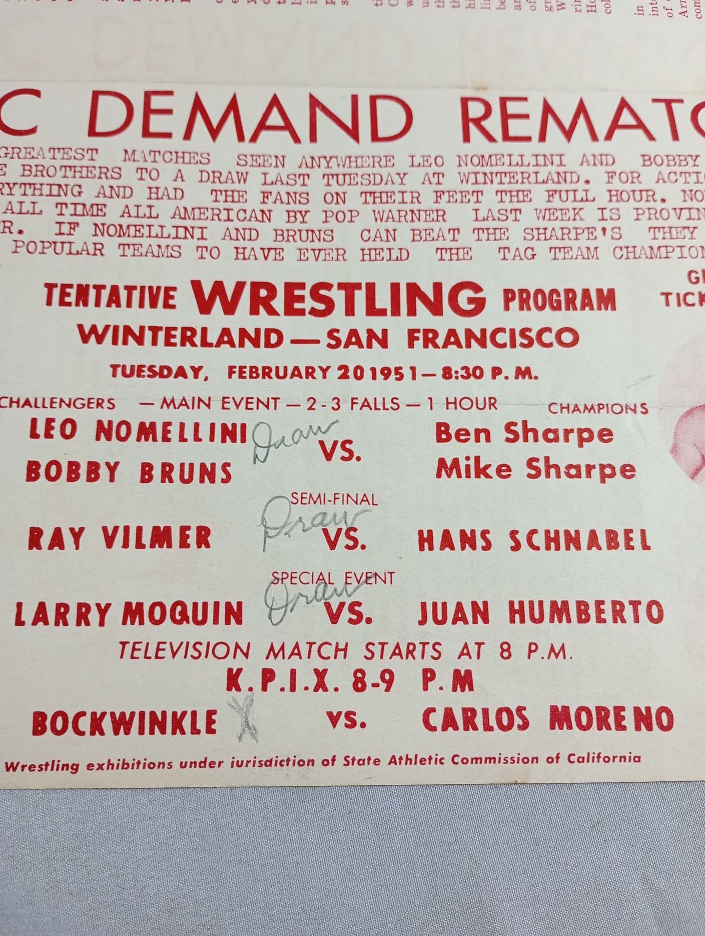 West Coast WRESTLING NEWS(1951.2.20)