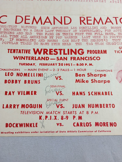 West Coast WRESTLING NEWS(1951.2.20)