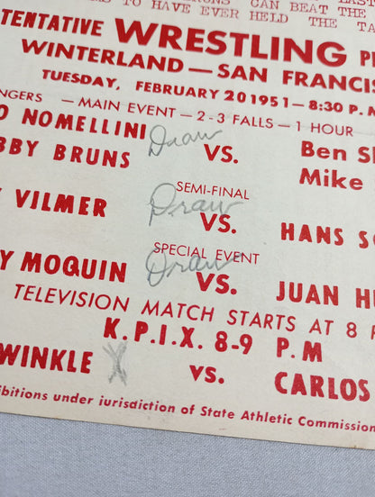 West Coast WRESTLING NEWS(1951.2.20)