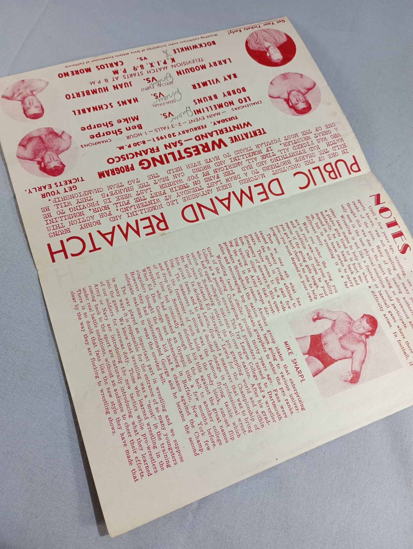 West Coast WRESTLING NEWS(1951.2.20)