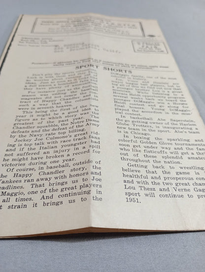 West Coast WRESTLING NEWS(1951.2.20)