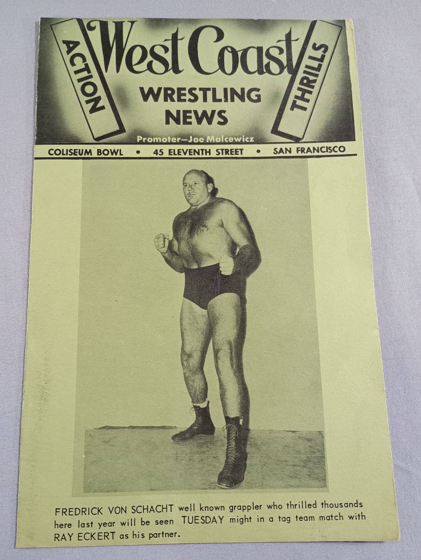 West Coast WRESTLING NEWS(1950.5.23)
