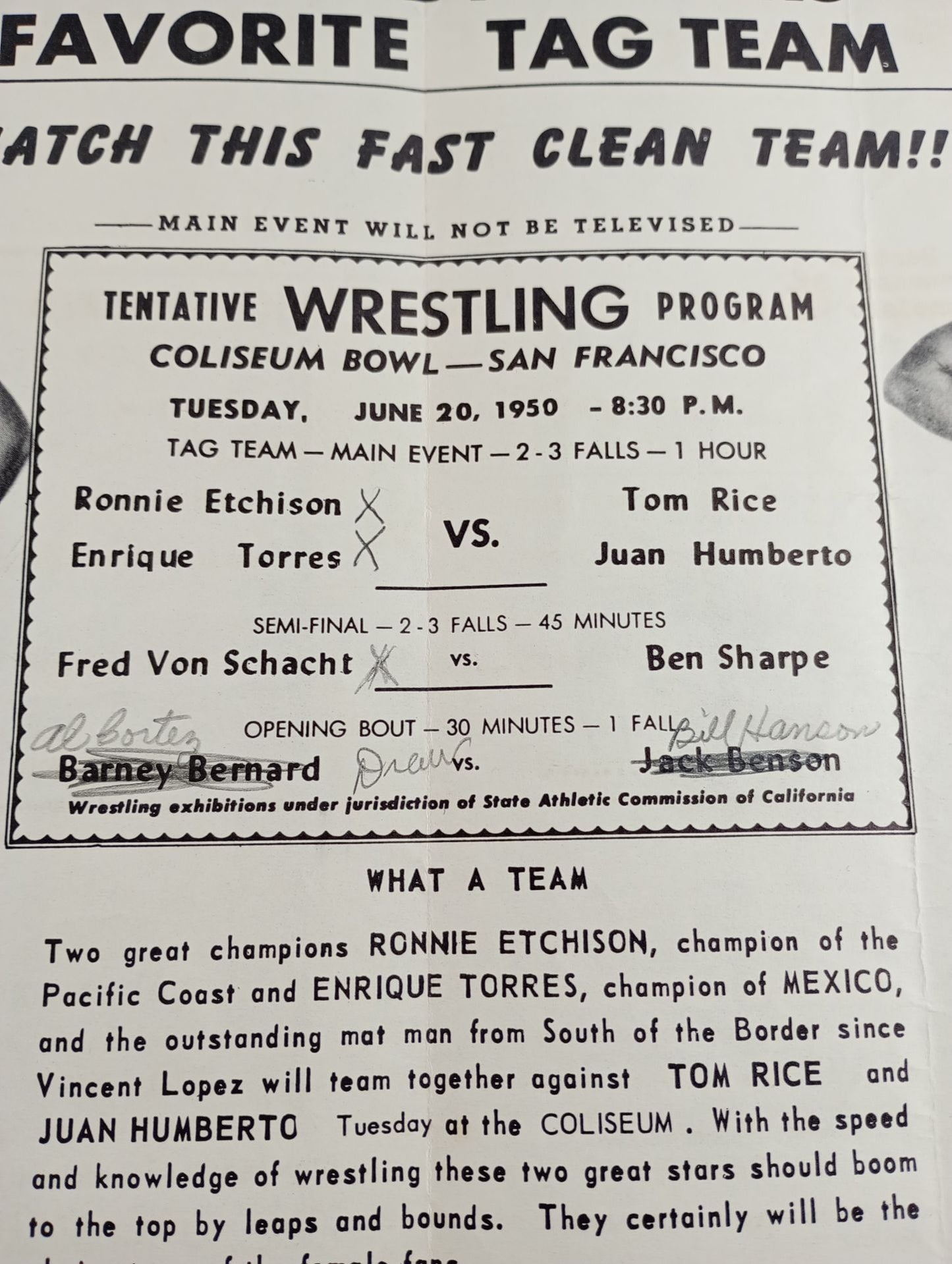 West Coast WRESTLING NEWS(1950.6.20)