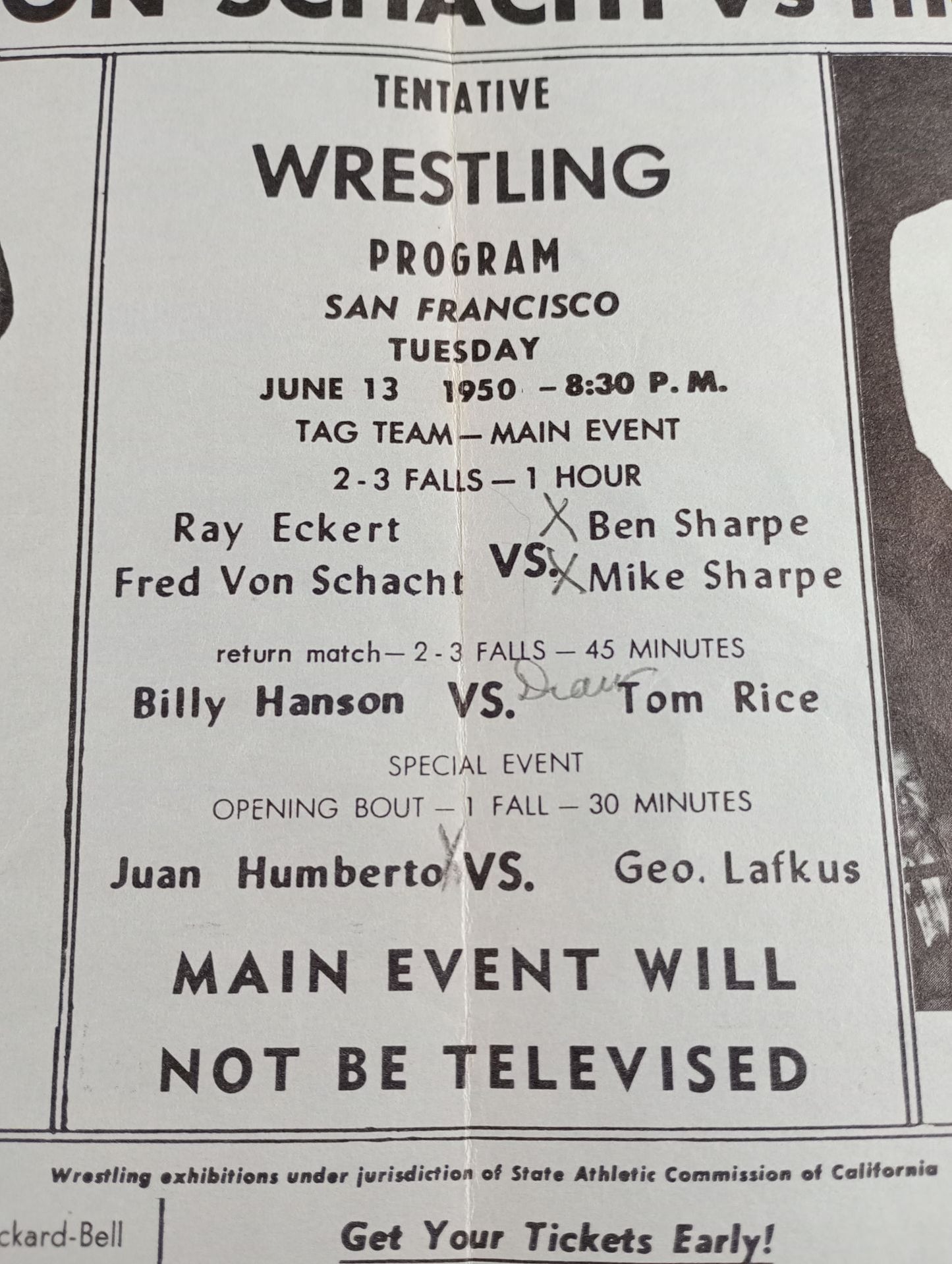 West Coast WRESTLING NEWS(1950.6.13)