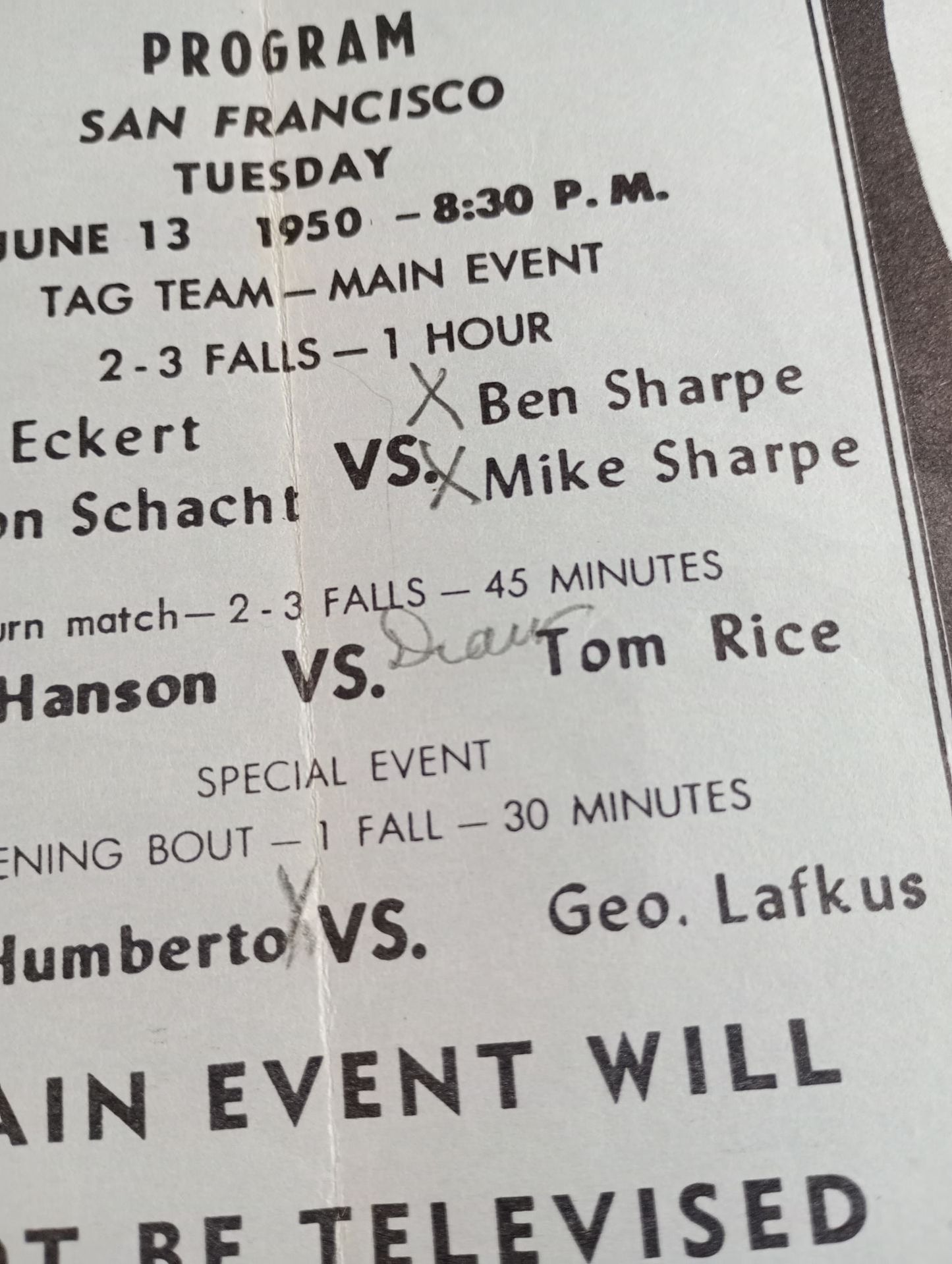 West Coast WRESTLING NEWS(1950.6.13)