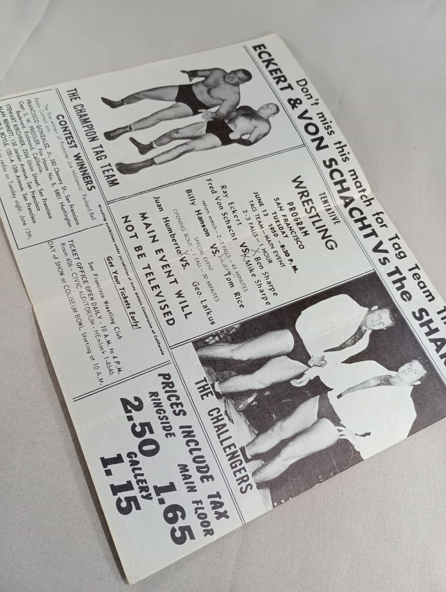 West Coast WRESTLING NEWS(1950.6.13)