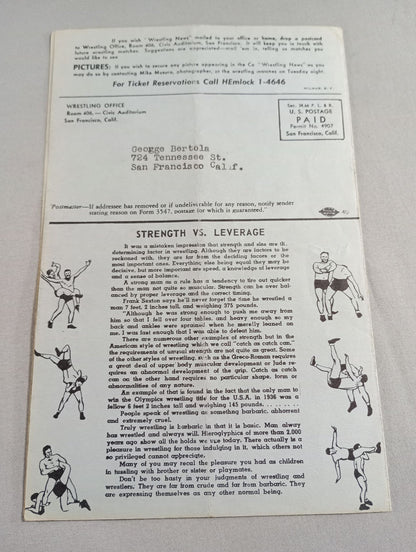 West Coast WRESTLING NEWS(1950.6.13)