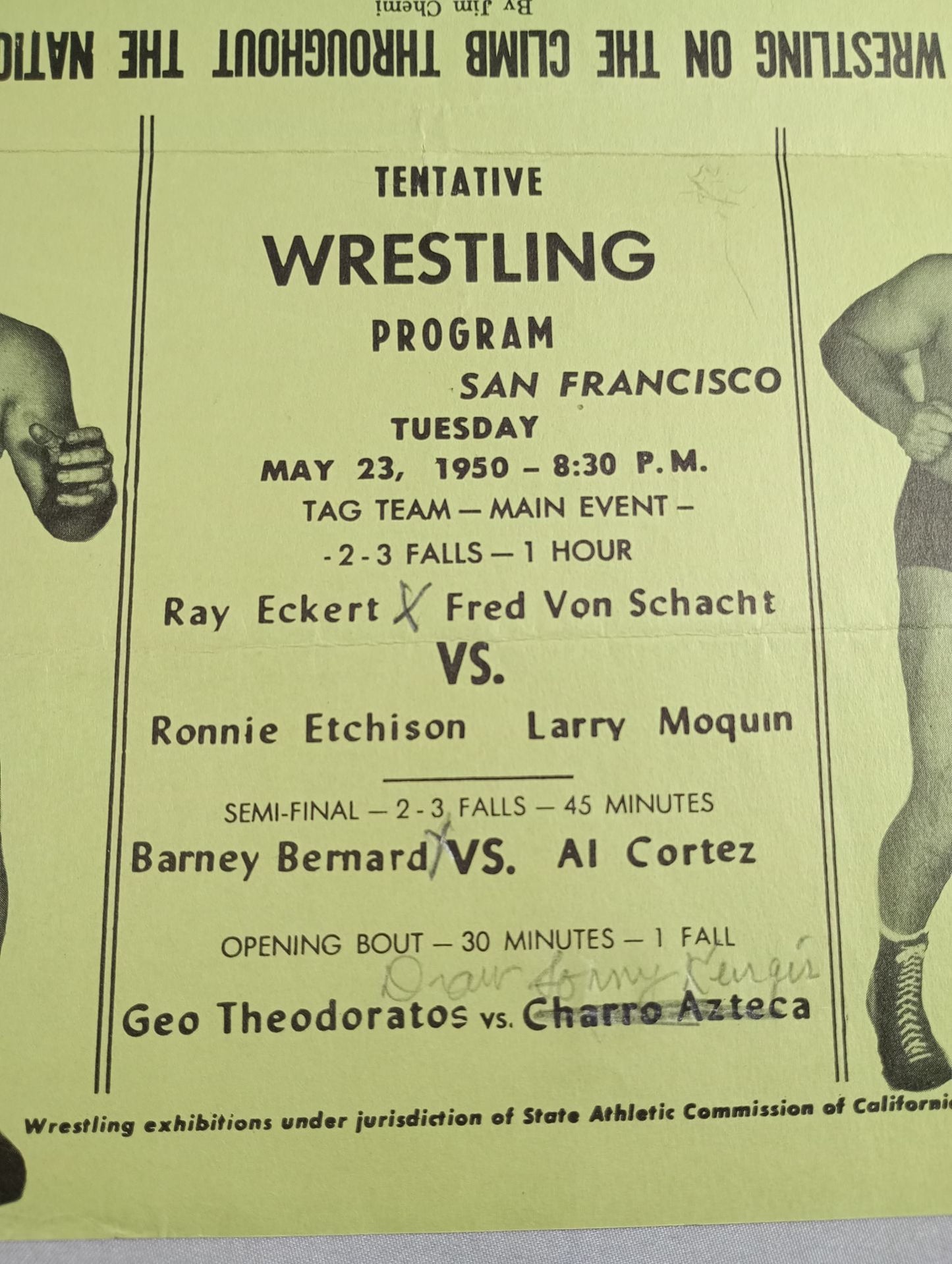 West Coast WRESTLING NEWS(1950.5.23)