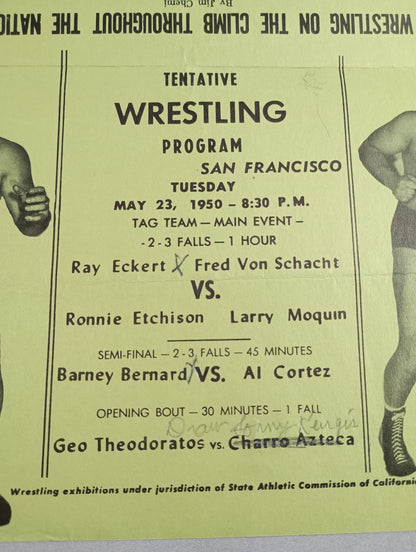 West Coast WRESTLING NEWS(1950.5.23)