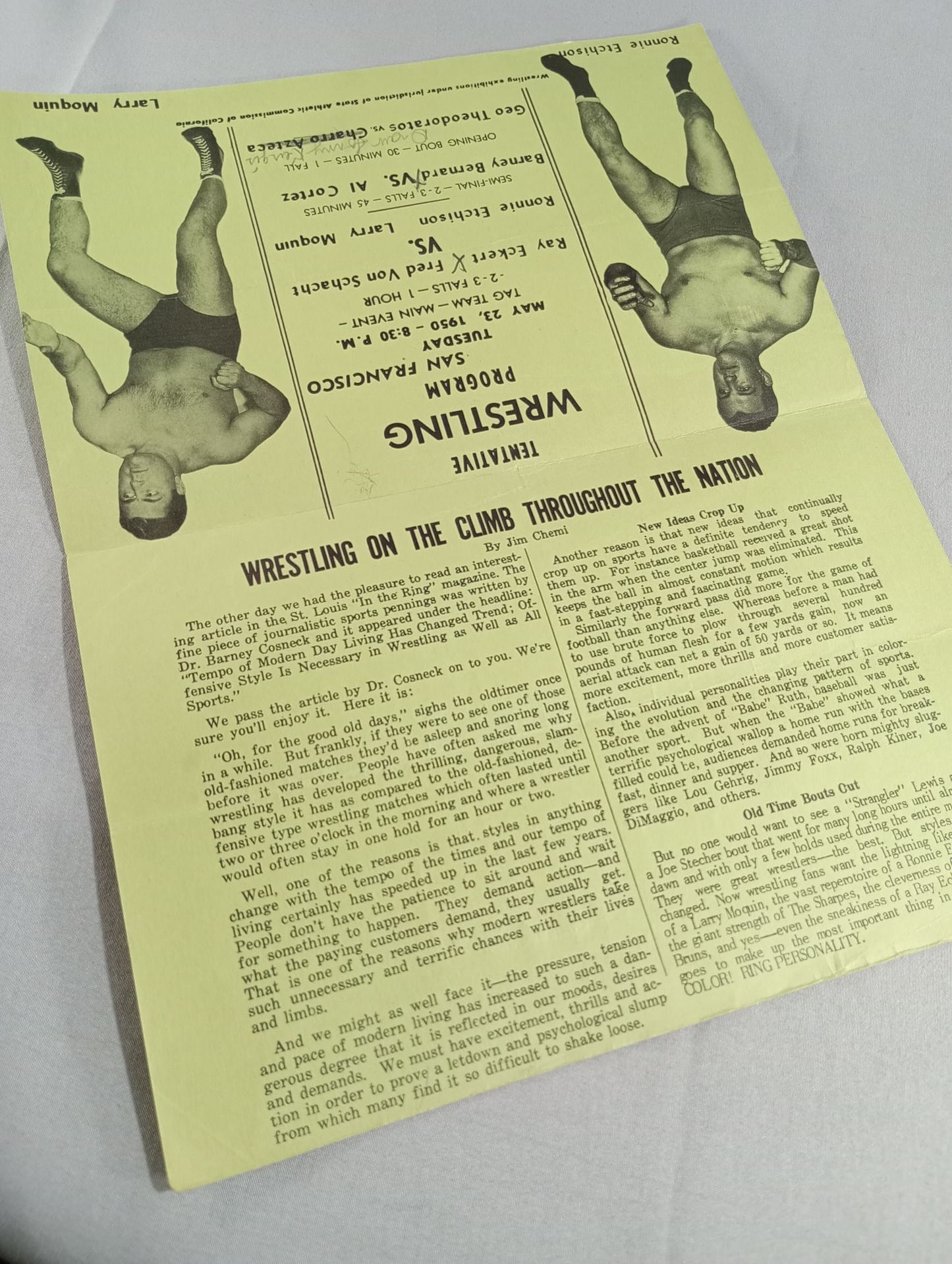West Coast WRESTLING NEWS(1950.5.23)