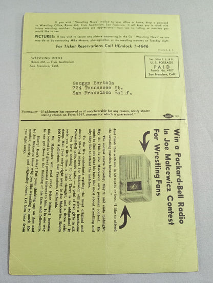 West Coast WRESTLING NEWS(1950.5.23)