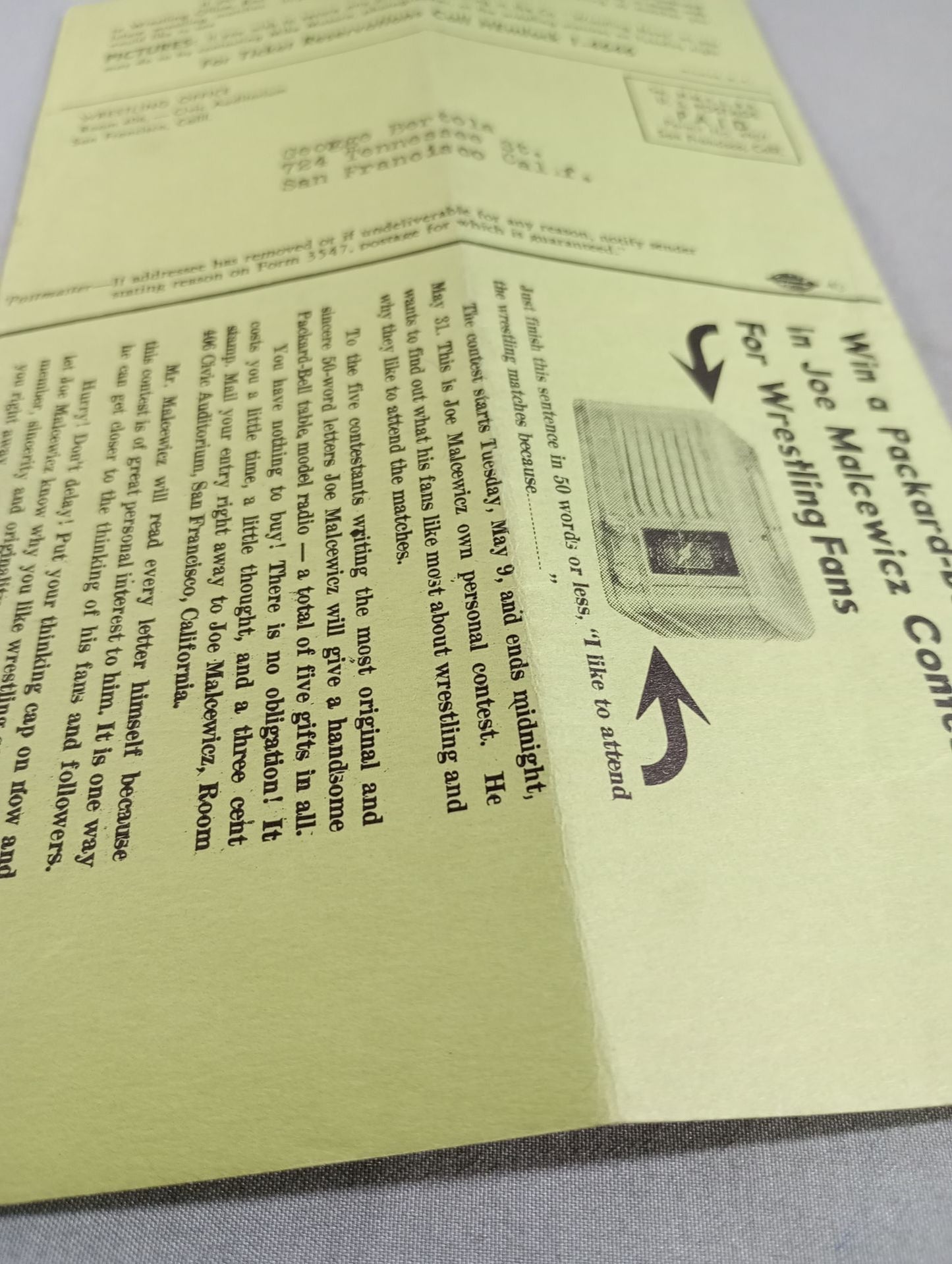 West Coast WRESTLING NEWS(1950.5.23)