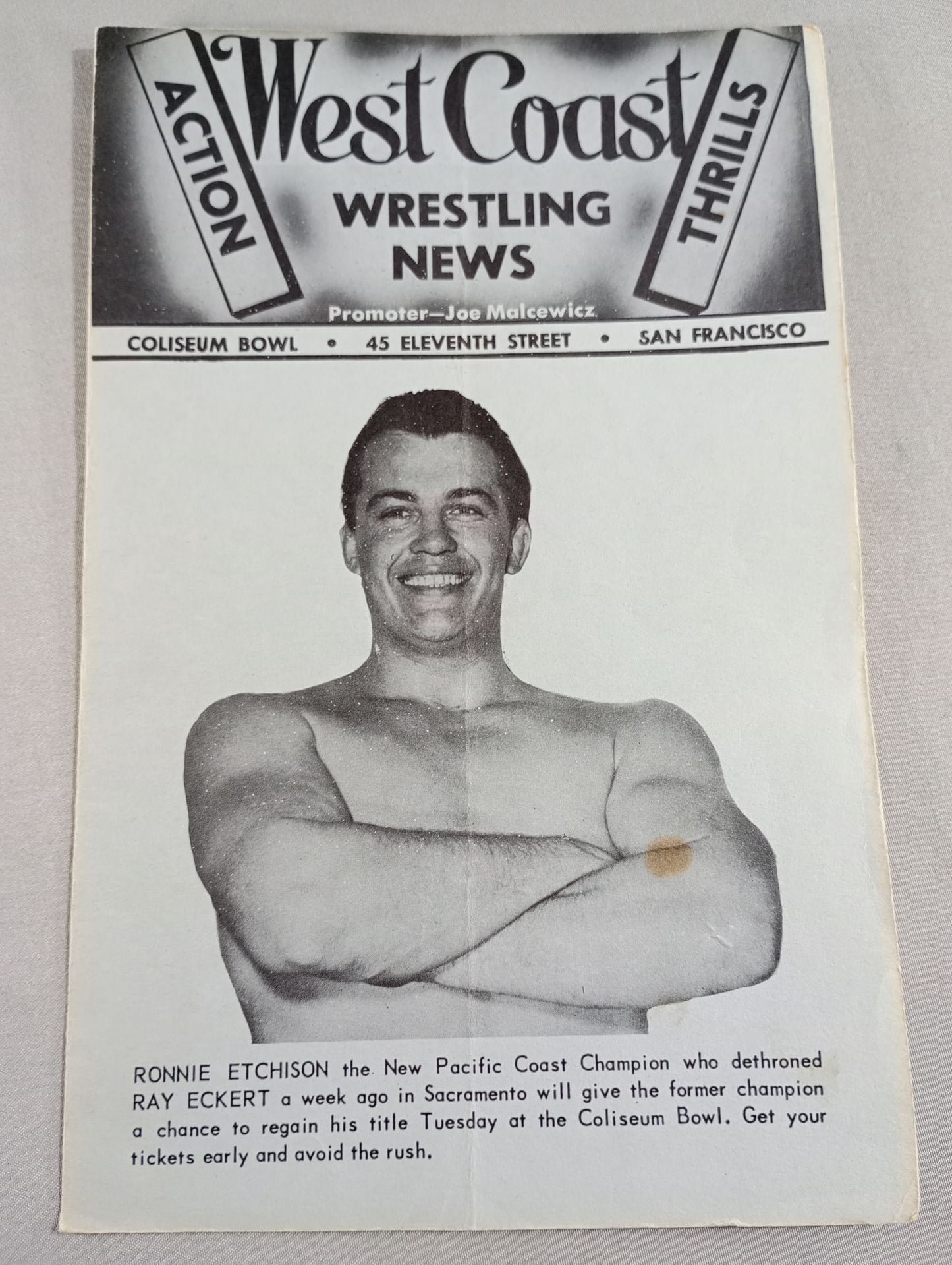 West Coast WRESTLING NEWS(1950.5.16)