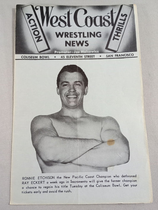 West Coast WRESTLING NEWS(1950.5.16)