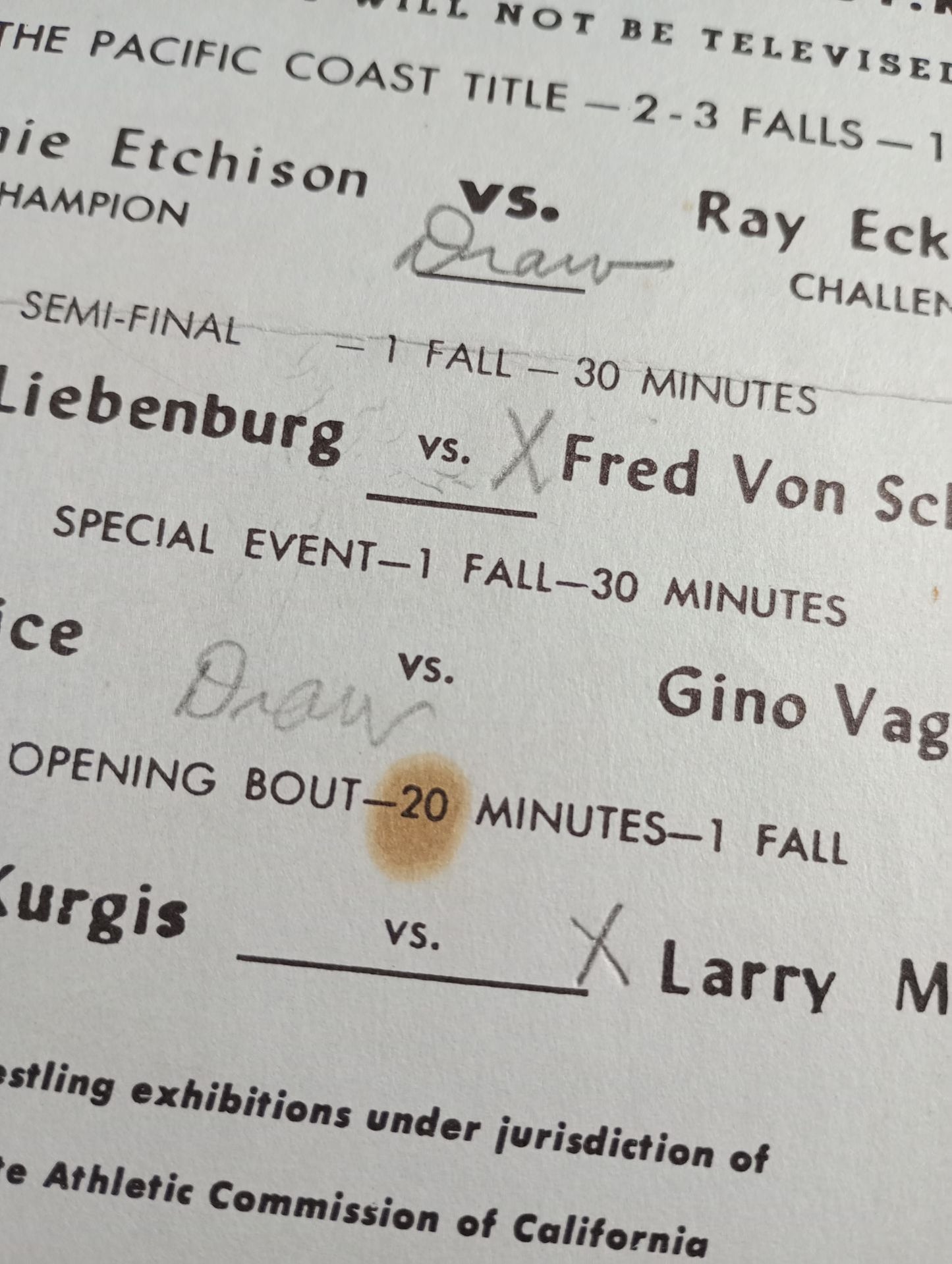 West Coast WRESTLING NEWS(1950.5.16)