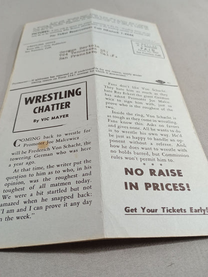 West Coast WRESTLING NEWS(1950.5.16)