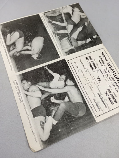 Coliseum WRESTLING NEWS(1949.4.19)