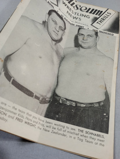 Coliseum WRESTLING NEWS(1949.4.19)