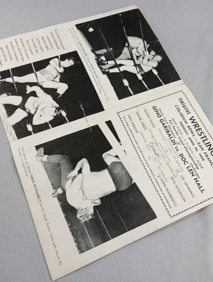 Coliseum WRESTLING NEWS(1949.4.26)