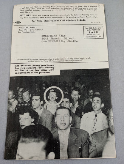 Coliseum WRESTLING NEWS(1949.5.10)