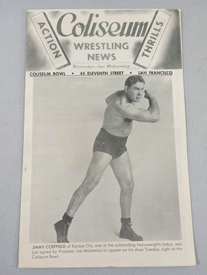 Coliseum WRESTLING NEWS(1949.5.24)