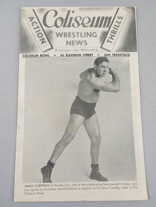 Coliseum WRESTLING NEWS(1949.5.24)