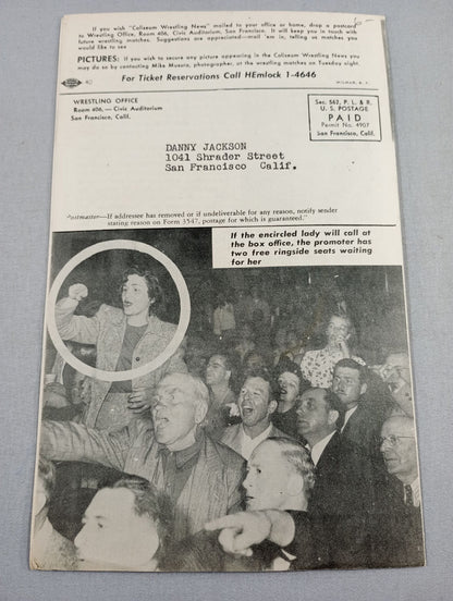 Coliseum WRESTLING NEWS(1949.5.24)