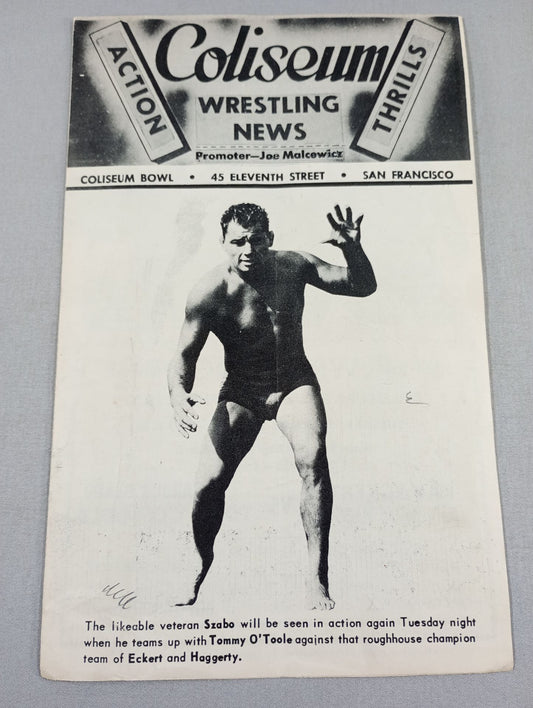 Coliseum WRESTLING NEWS(1950.1.17)