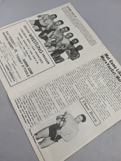 Coliseum WRESTLING NEWS(1950.1.17)