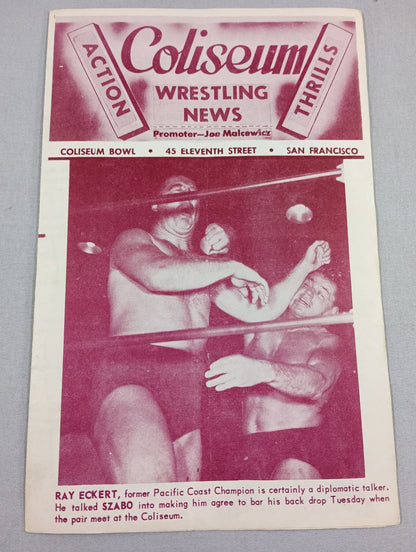 Coliseum WRESTLING NEWS(1950.1.24)