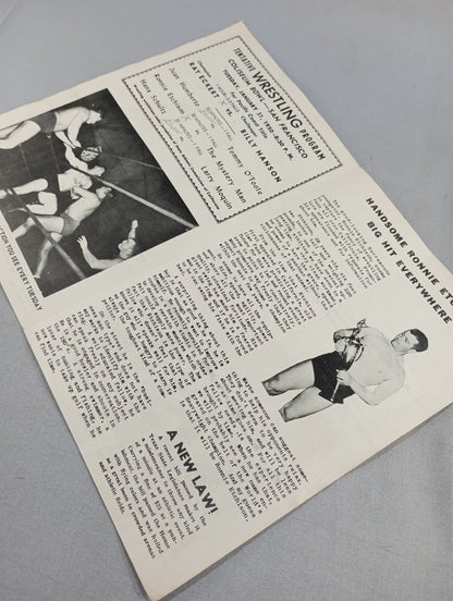 Coliseum WRESTLING NEWS(1950.1.31)