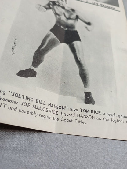 Coliseum WRESTLING NEWS(1950.1.31)