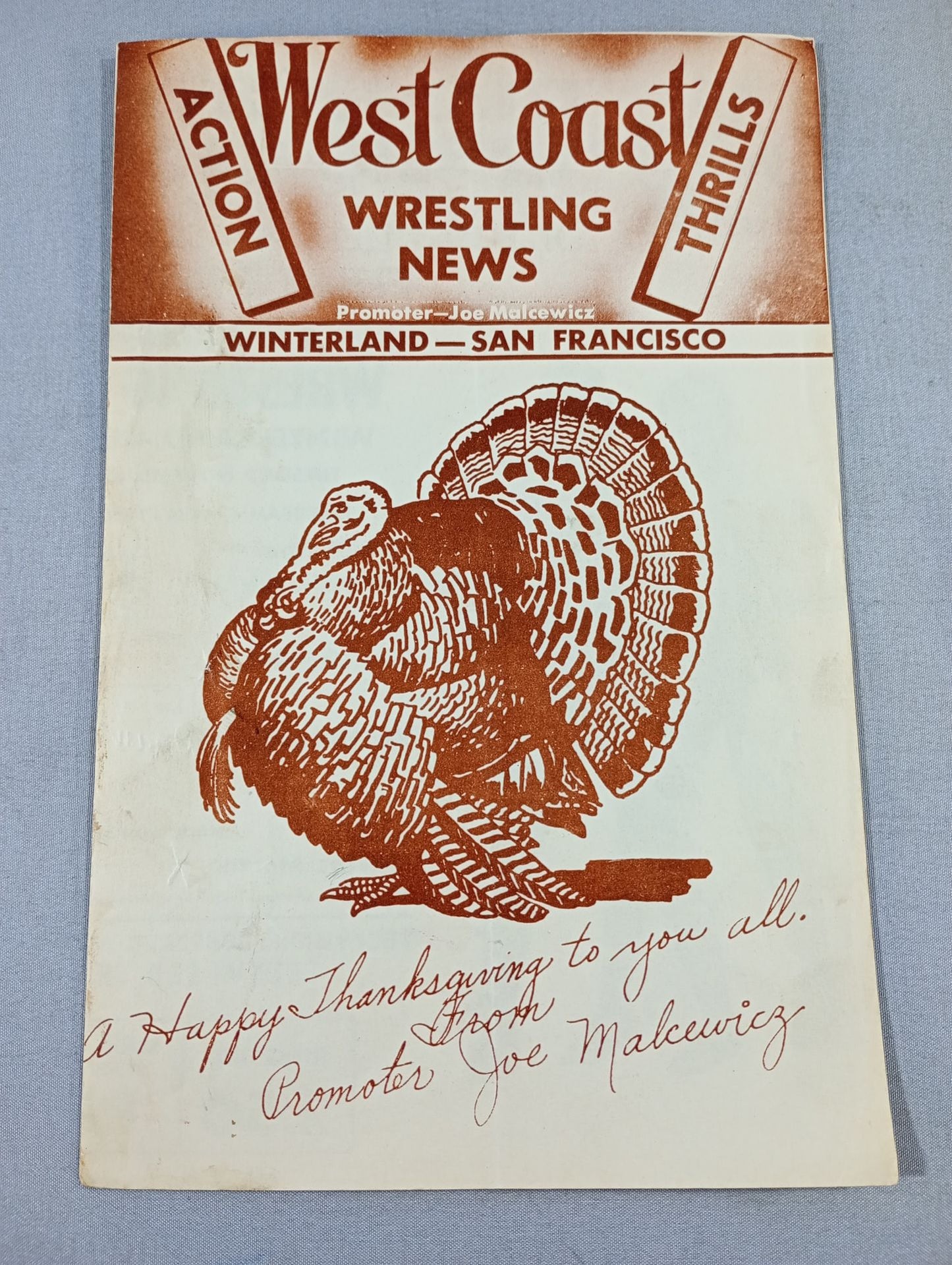 West Coast WRESTLING NEWS(1950.11.21)