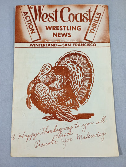 West Coast WRESTLING NEWS(1950.11.21)