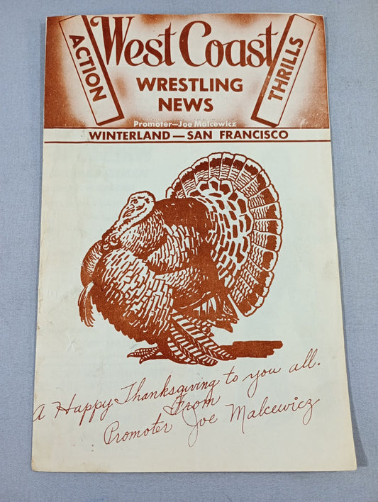 West Coast WRESTLING NEWS(1950.11.21)
