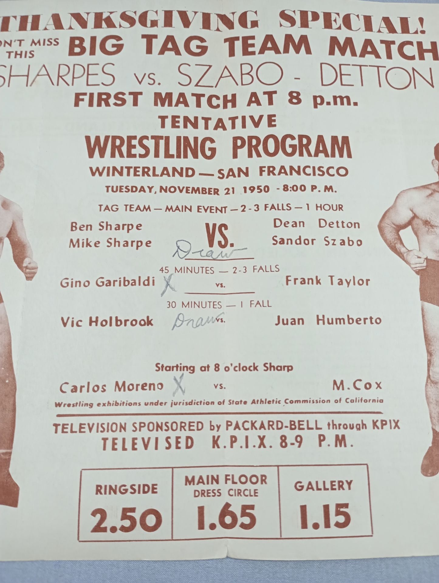 West Coast WRESTLING NEWS(1950.11.21)