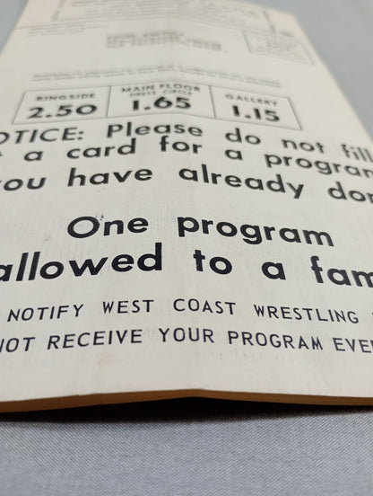 West Coast WRESTLING NEWS(1950.12.5)
