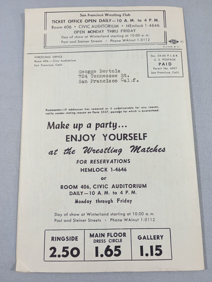 West Coast WRESTLING NEWS(1950.11.28)