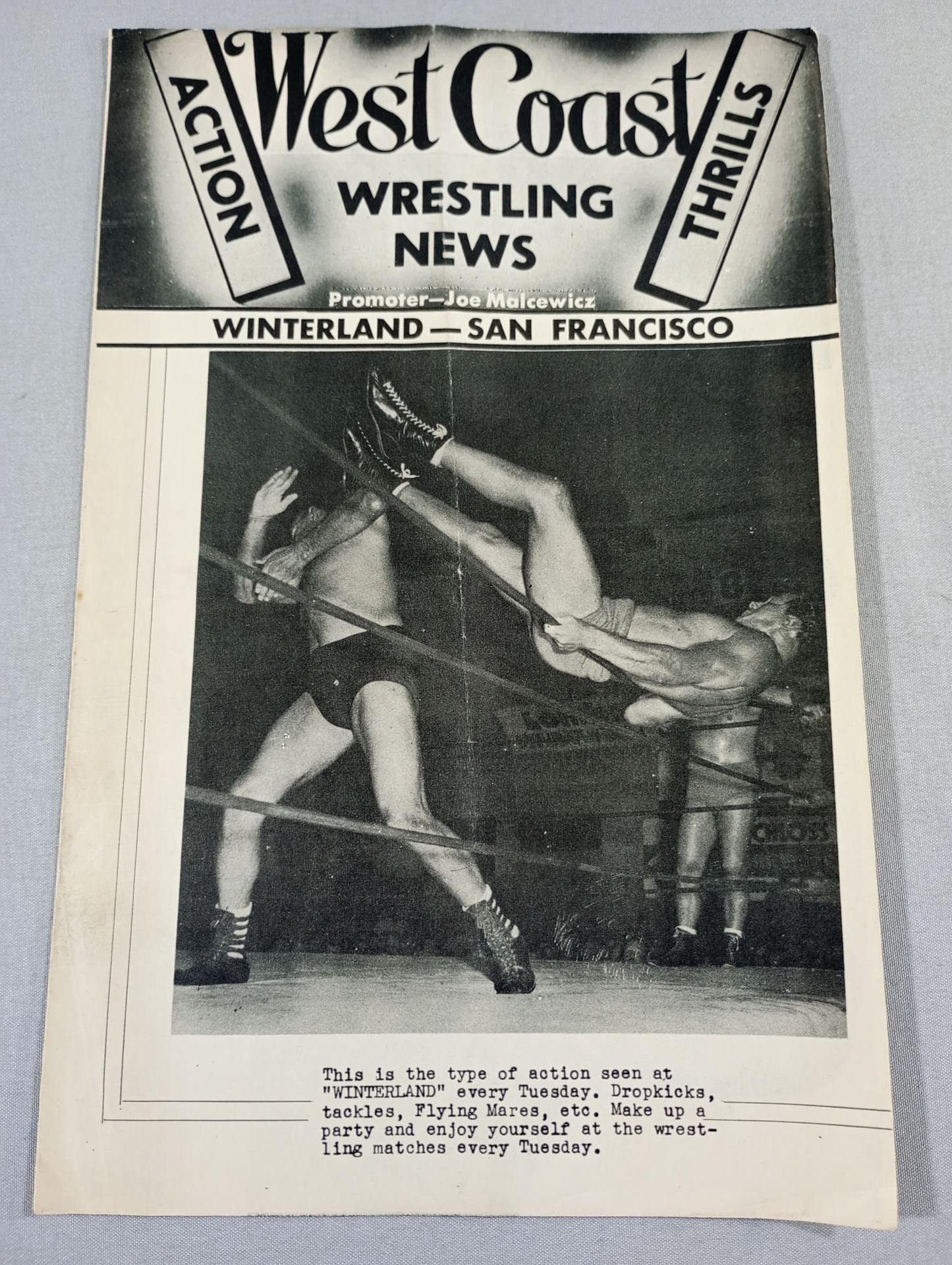 West Coast WRESTLING NEWS(1950.12.12)