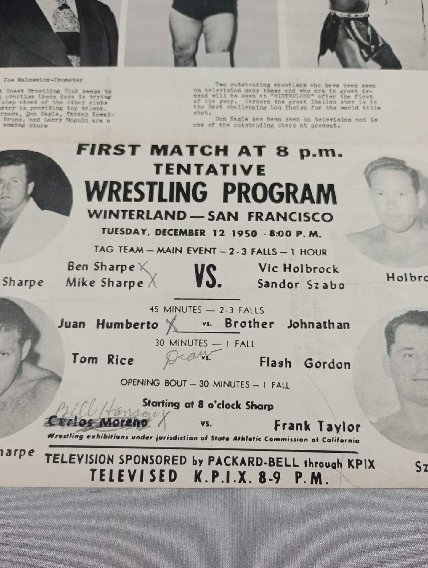 West Coast WRESTLING NEWS(1950.12.12)