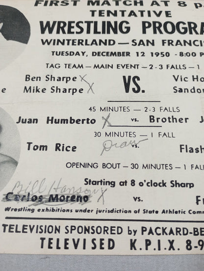 West Coast WRESTLING NEWS(1950.12.12)