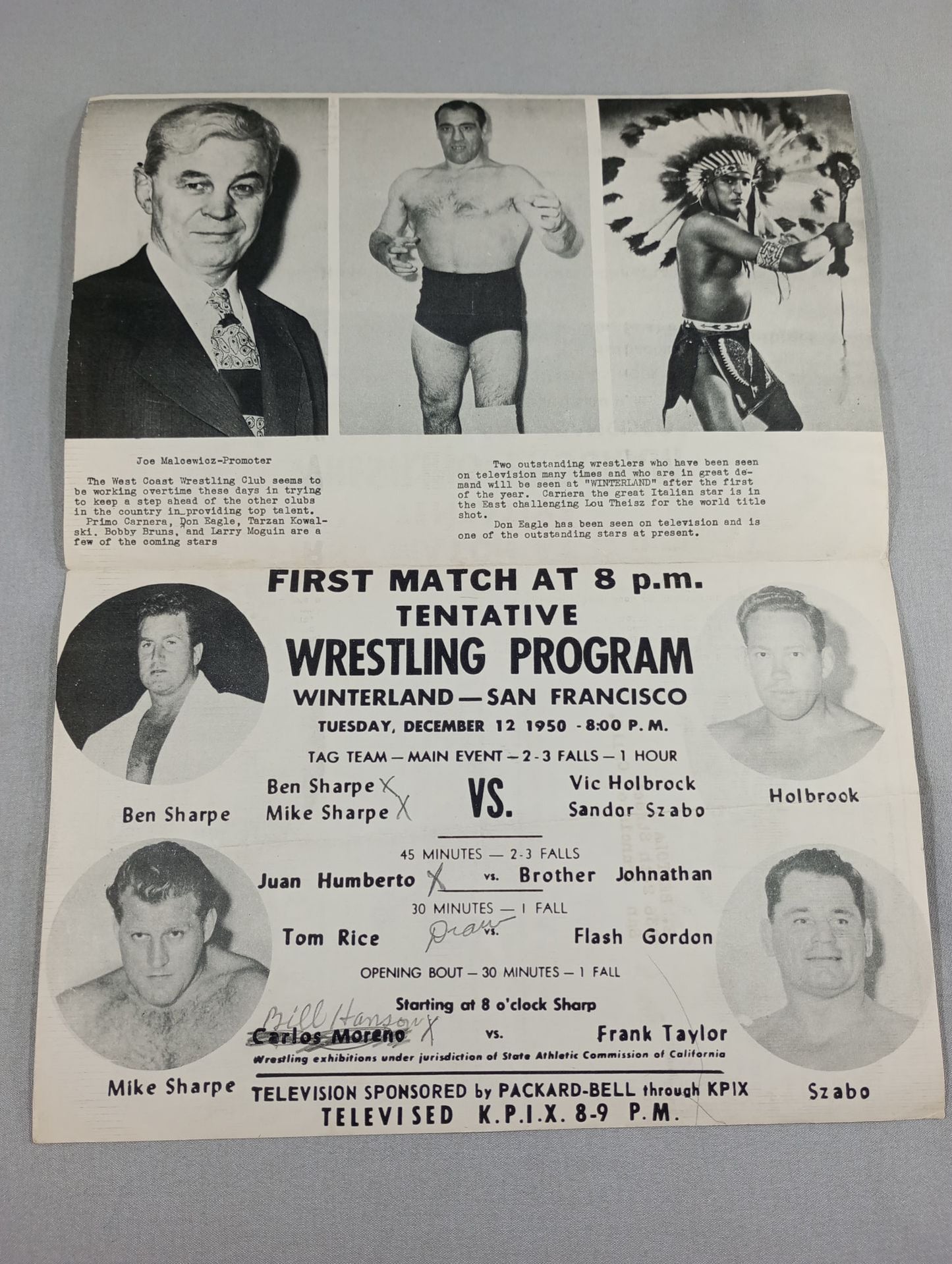 West Coast WRESTLING NEWS(1950.12.12)