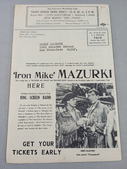 West Coast WRESTLING NEWS(1951.1.16)