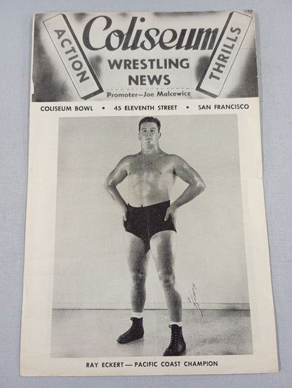 Coliseum WRESTLING NEWS(1948.2.10)