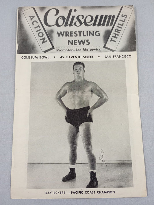 Coliseum WRESTLING NEWS(1948.2.10)