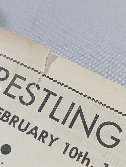 Coliseum WRESTLING NEWS(1948.2.10)