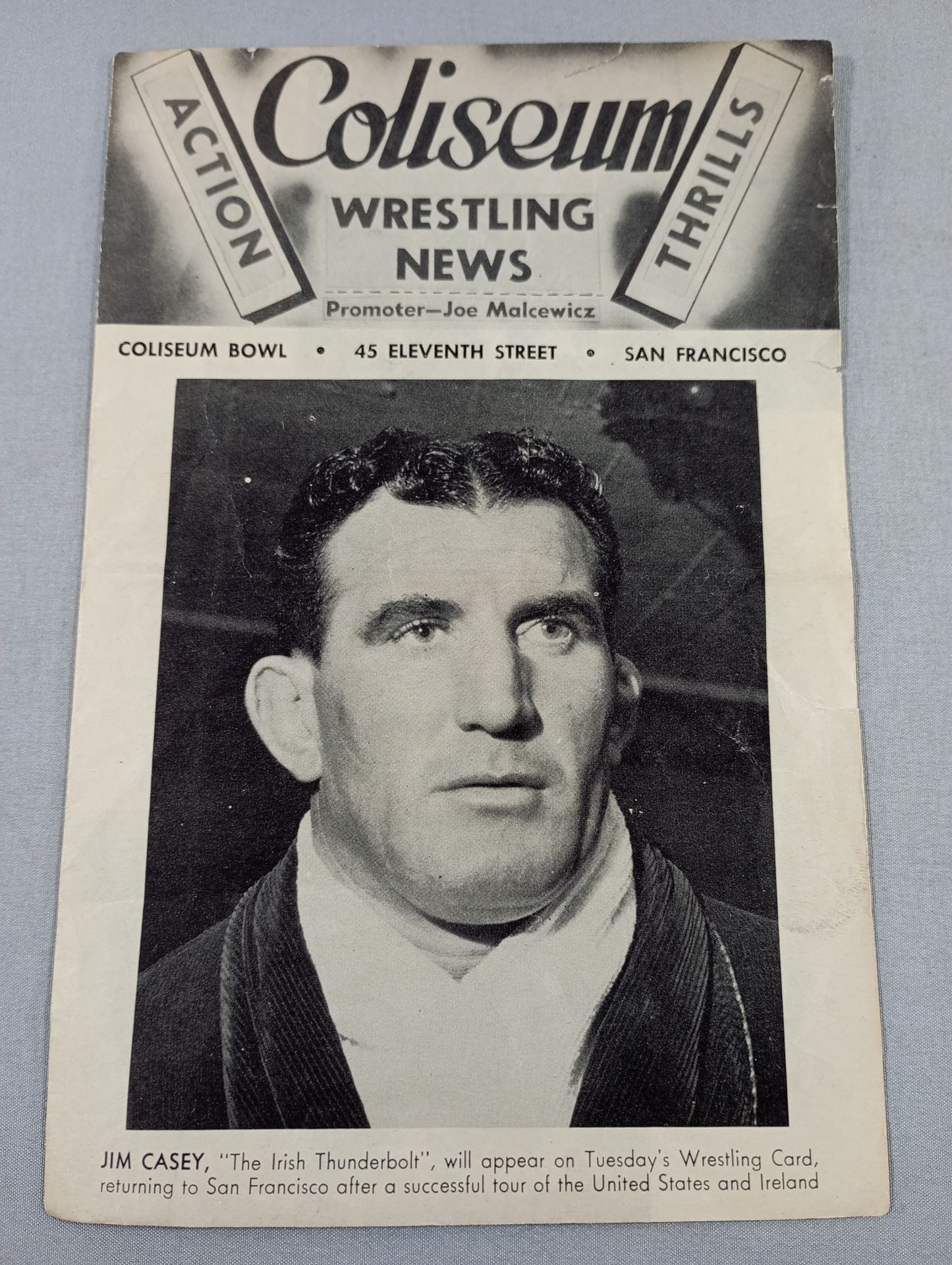 Coliseum WRESTLING NEWS(1948.2.17)
