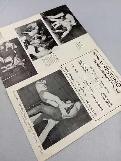 Coliseum WRESTLING NEWS(1948.2.17)